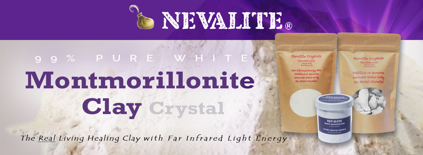 Nevalite® Pure White Montmorillonite Clay Crystals